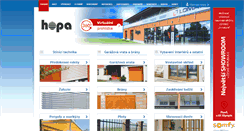 Desktop Screenshot of ho-pa.cz